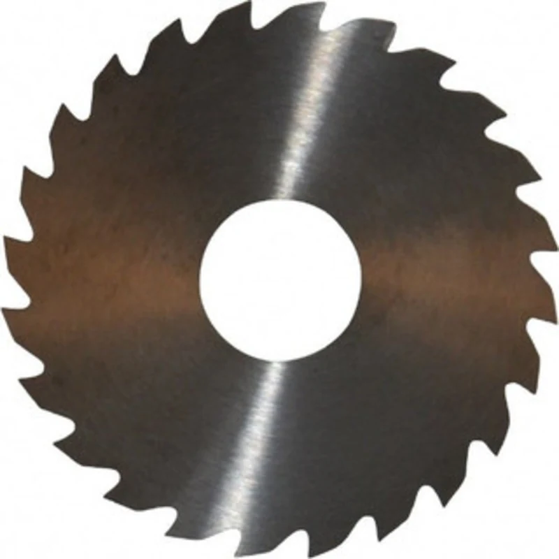 RobbJack 1-3/4 x 0.0312, 1/2 Arbor, 24-Tooth Solid Carbide Slitting & Slotting Saw Uncoated, RH Cut, Straight Teeth, ...